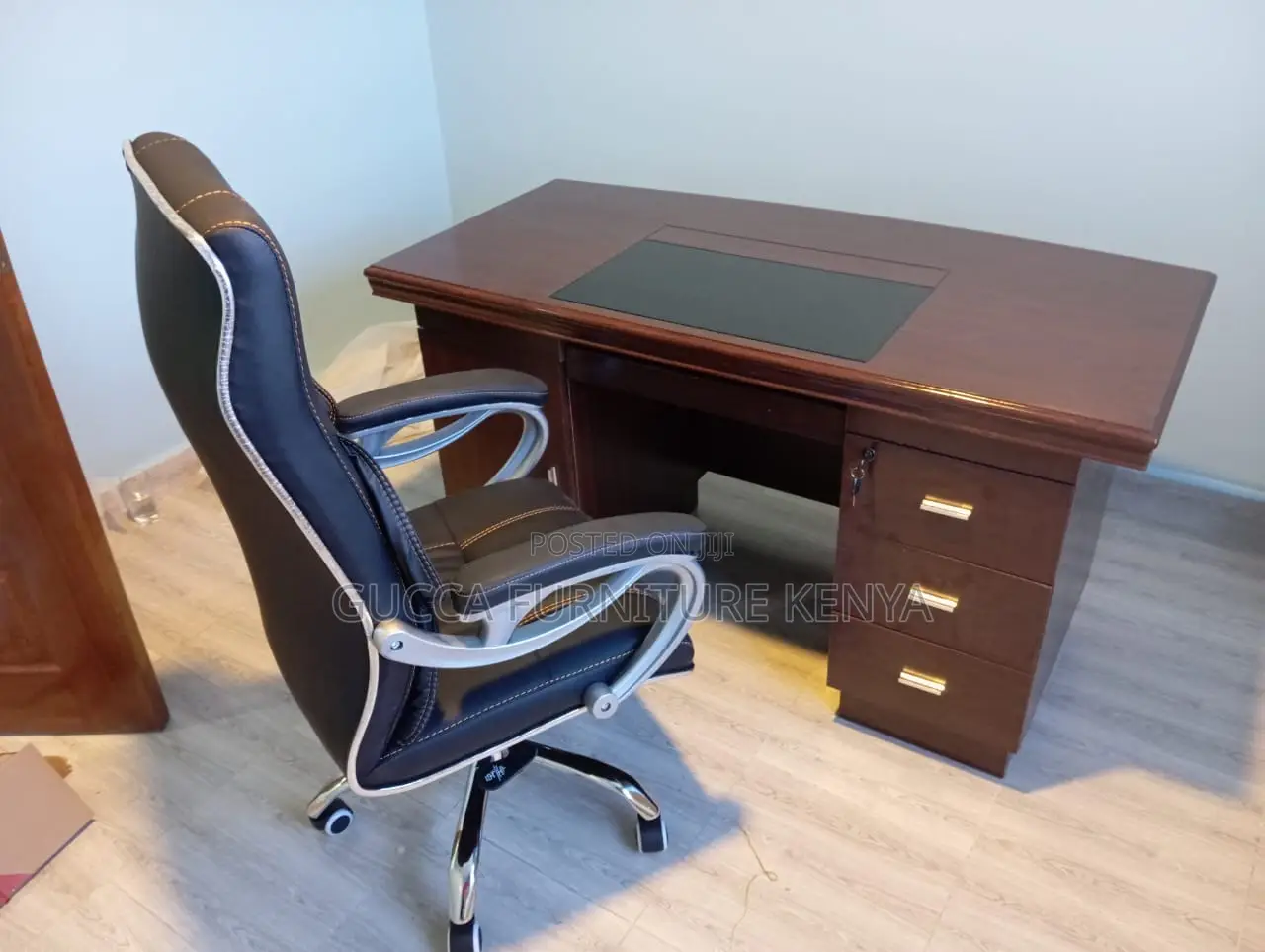 140cm Executive Office Desk With Drawers