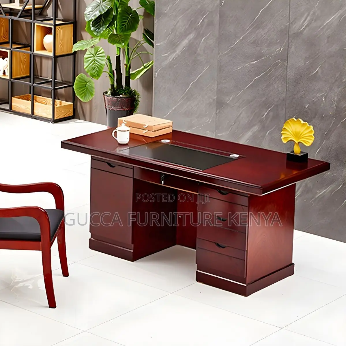 140cm Executive Office Desk With Drawers