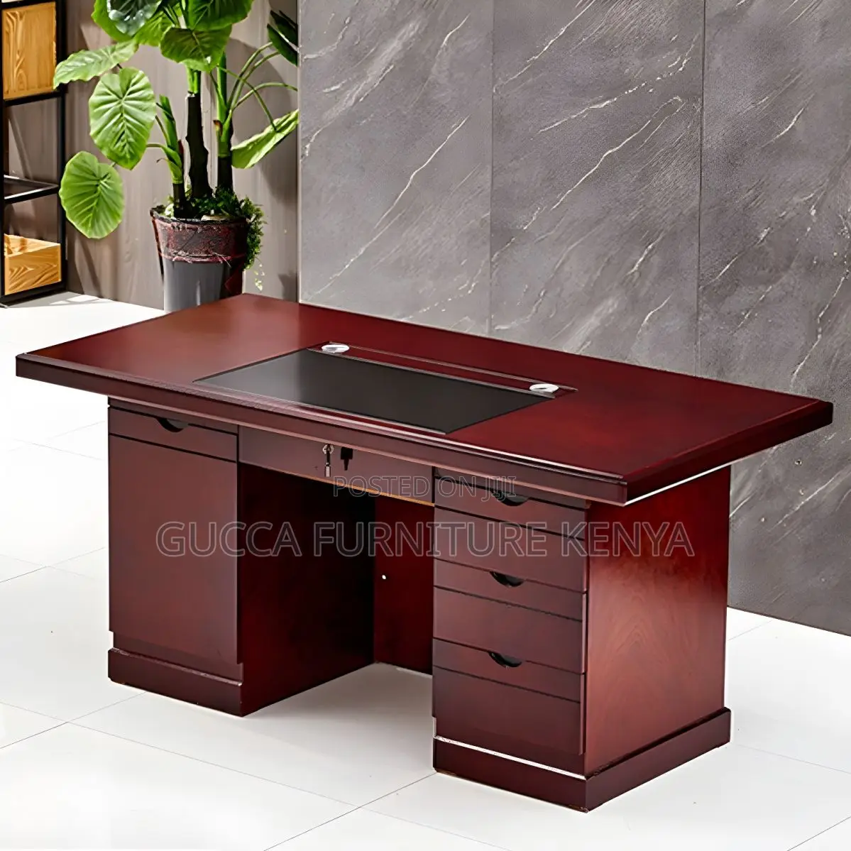 140cm Executive Office Desk With Drawers