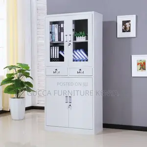 2-door Steel Office File Cabinet With Drawers