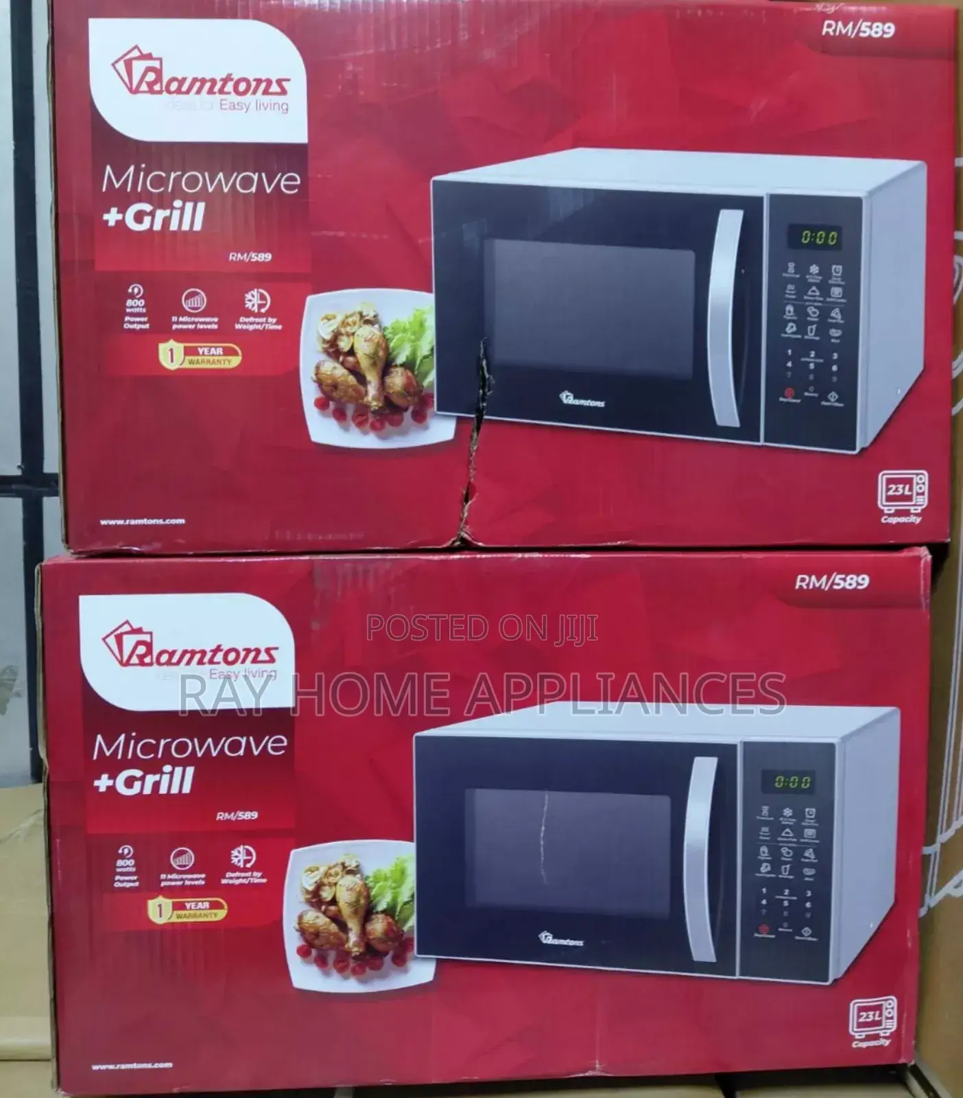 23,Litres Ramtons Digital Microwave Rm/589 With Grill