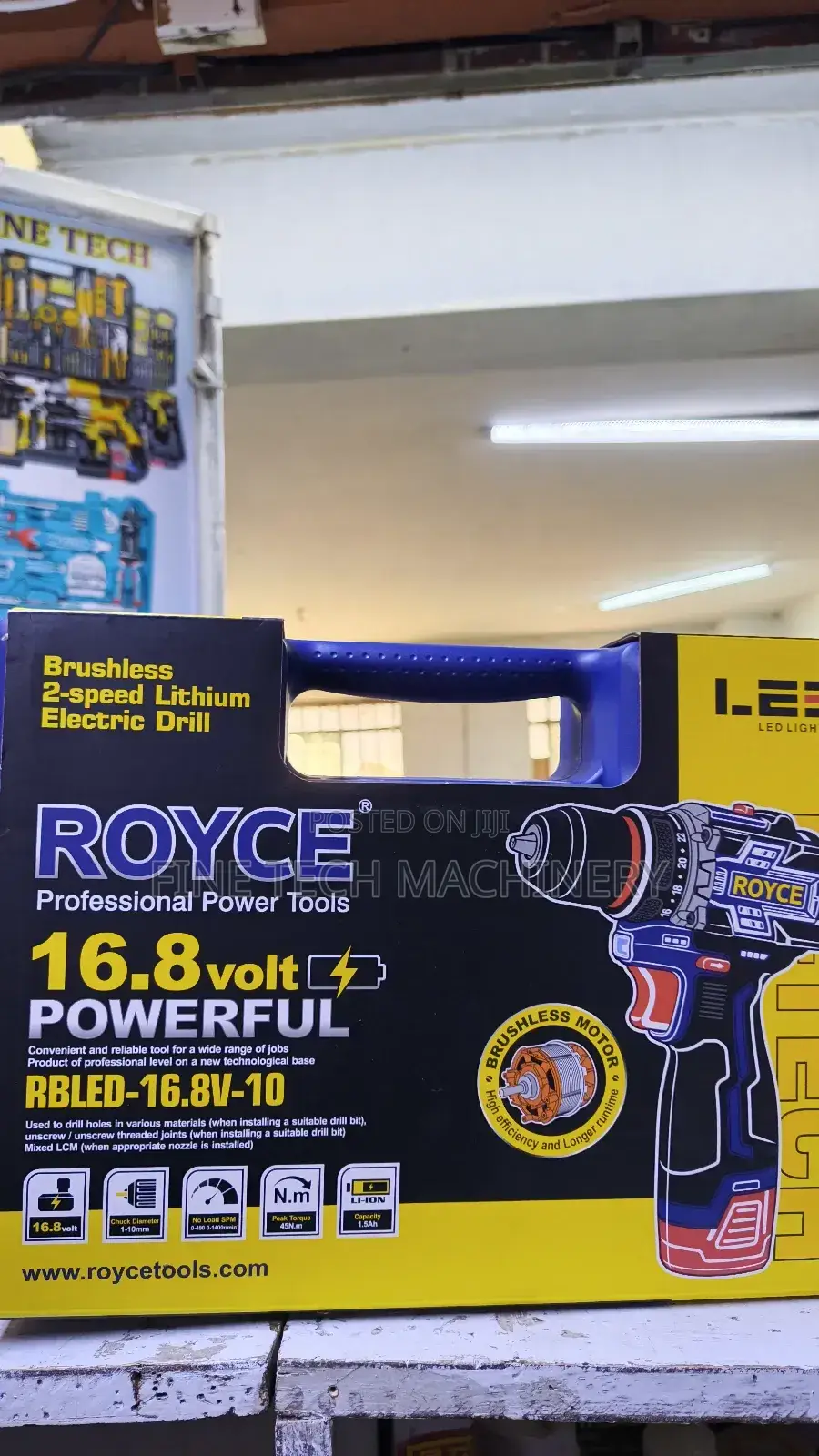 Royce Brushless 2-Speed Lithium Electric Drill