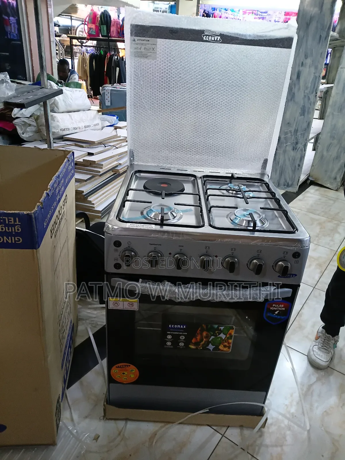 Ecomax 60×60 3g+1e Standing Cooker
