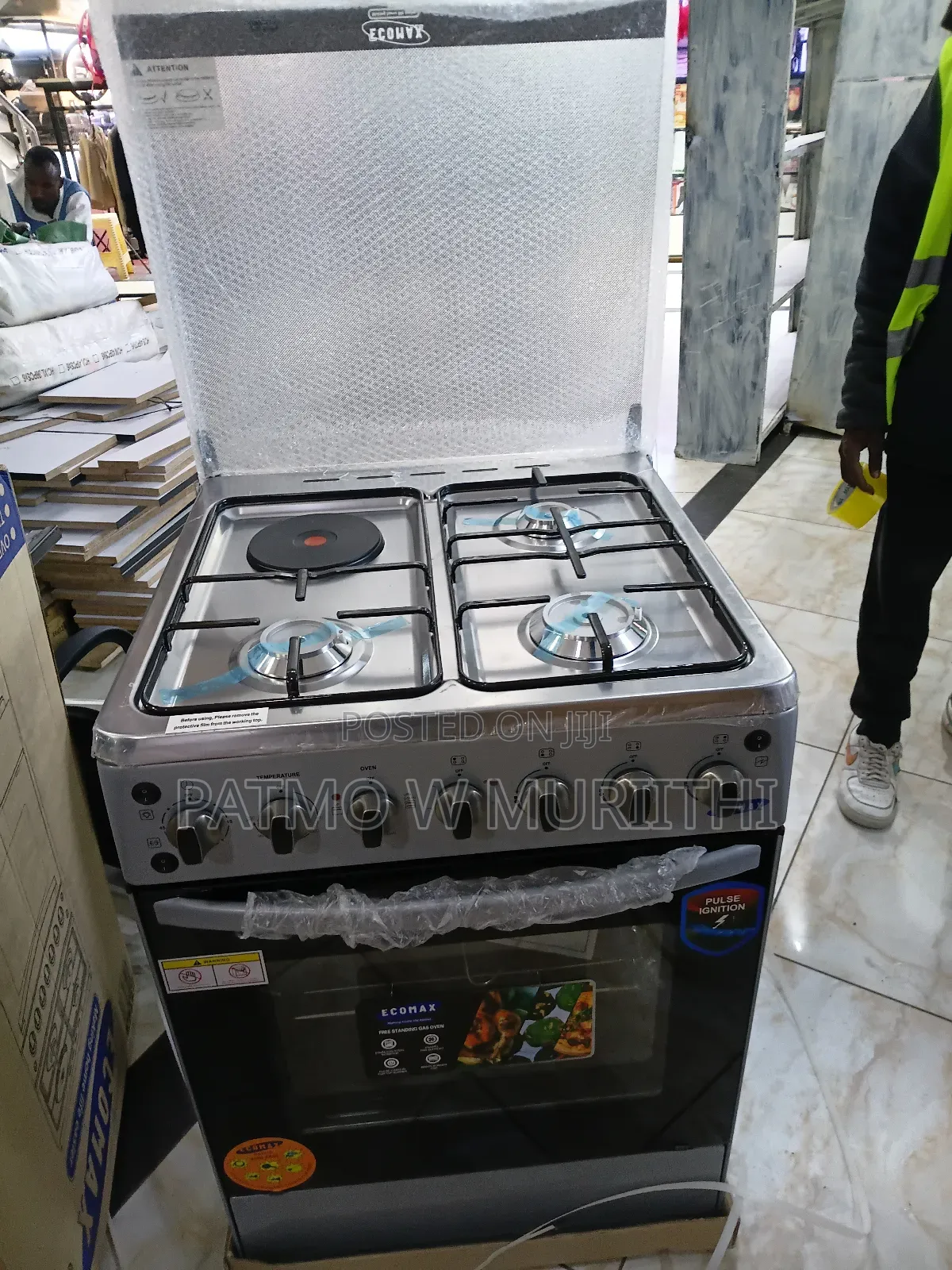 Ecomax 60×60 3g+1e Standing Cooker