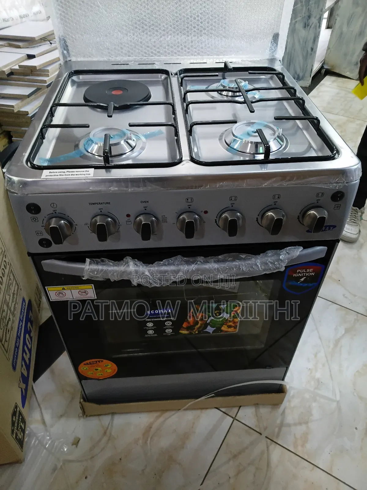 Ecomax 60×60 3g+1e Standing Cooker