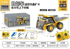 9 Channel Rc Dump Truck 2.4ghz Remote Control