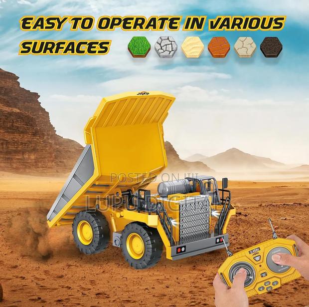 9 Channel Rc Dump Truck 2.4ghz Remote Control - thumbnail 5