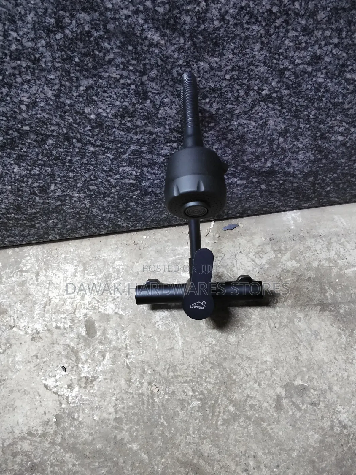 Flexible Black Kitchen Mixer