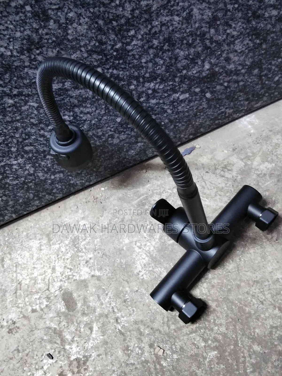 Flexible Black Kitchen Mixer