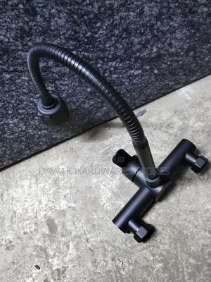 Flexible Black Kitchen Mixer