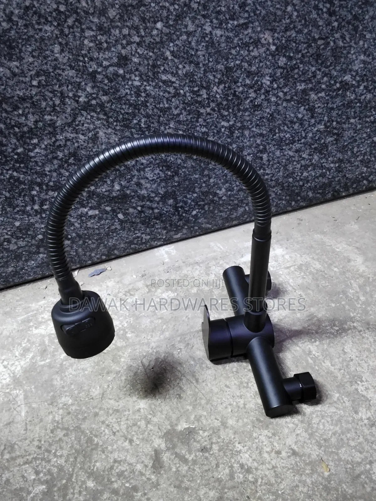 Flexible Black Kitchen Mixer