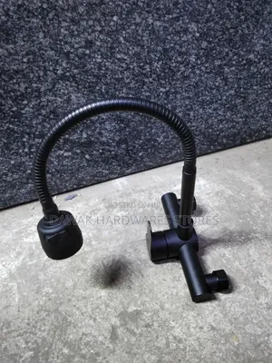 Flexible Black Kitchen Mixer
