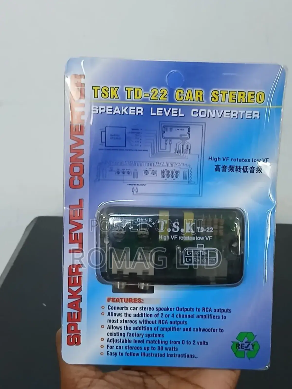 Take Td 22 Speaker Level Converter
