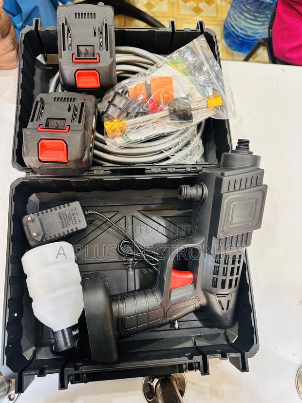 Rechargeable Car Wash Machine (With 2 Batteries) – Strong Pressure - main view
