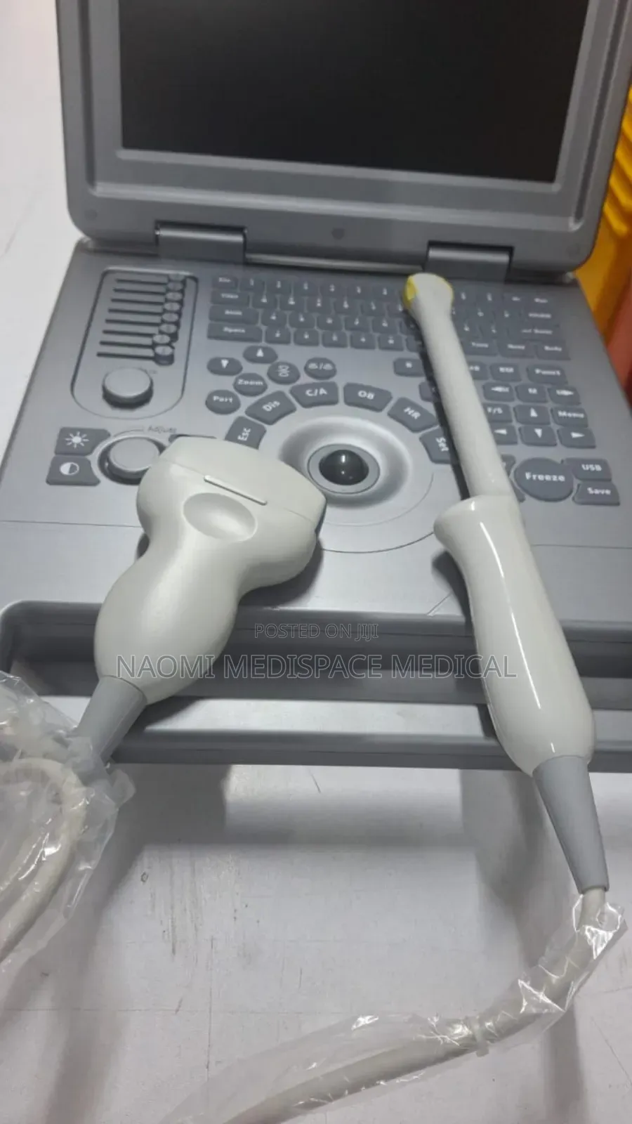 Ultrasound Machine With Transvaginal and Convex Probe