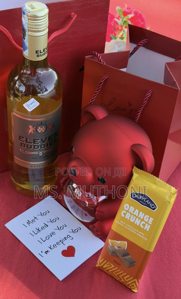 Chocolate/ Wine Valentines Ladies Gift Set - main view