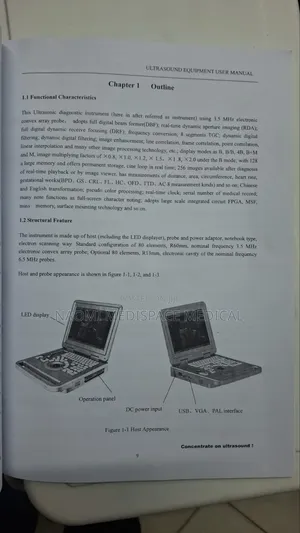 Ultrasound Machine With Transvaginal and Convex Probe