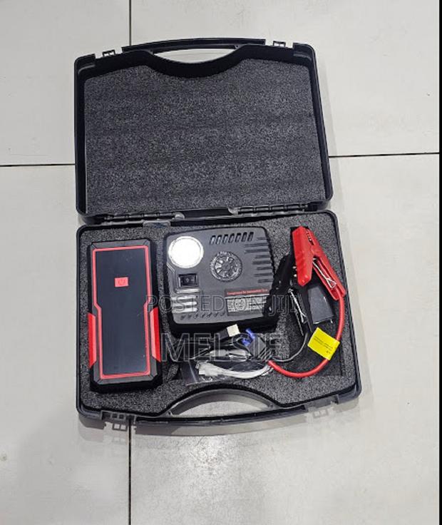 Car Jump Starter Heavy Duty 99800mah With Built-in Tire Inflator