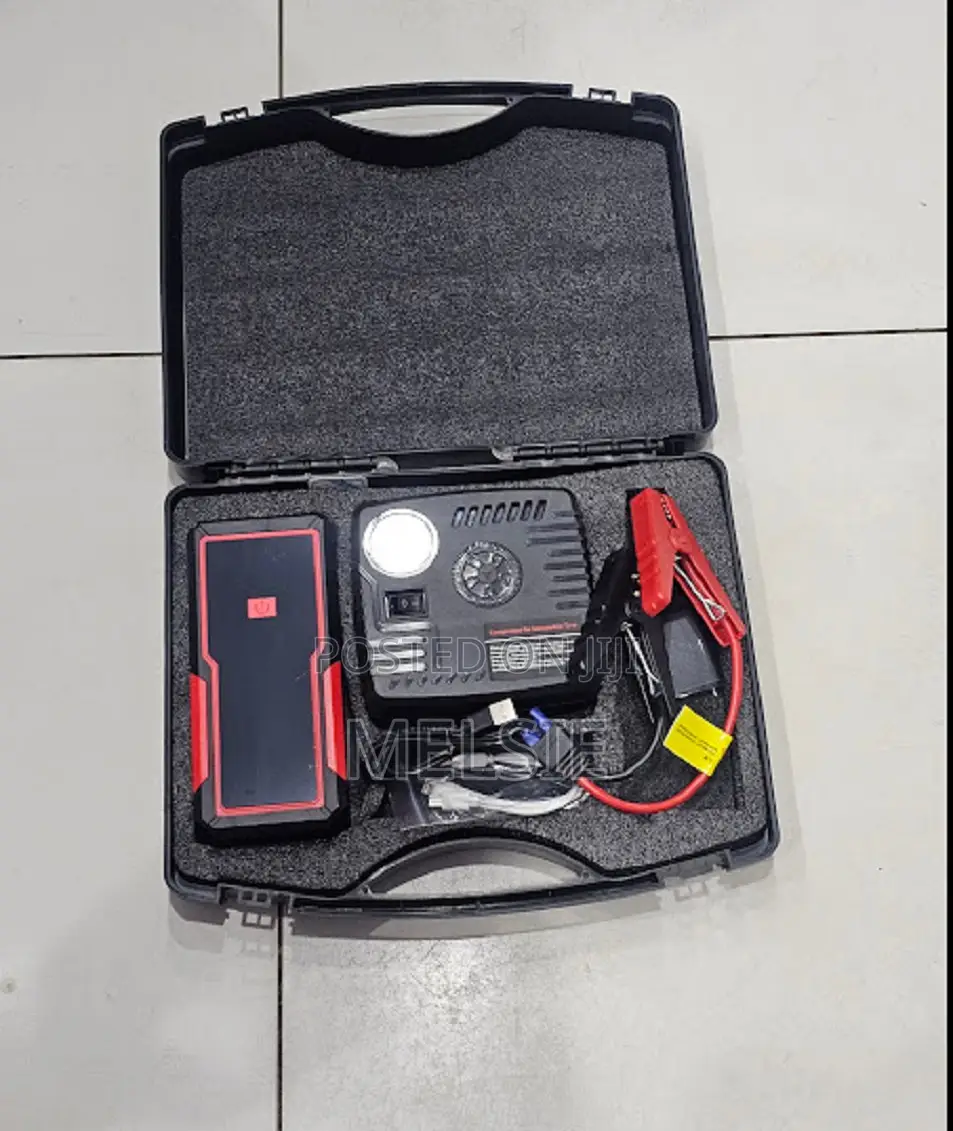 Car Jump Starter Heavy Duty 99800mah With Built-in Tire Inflator
