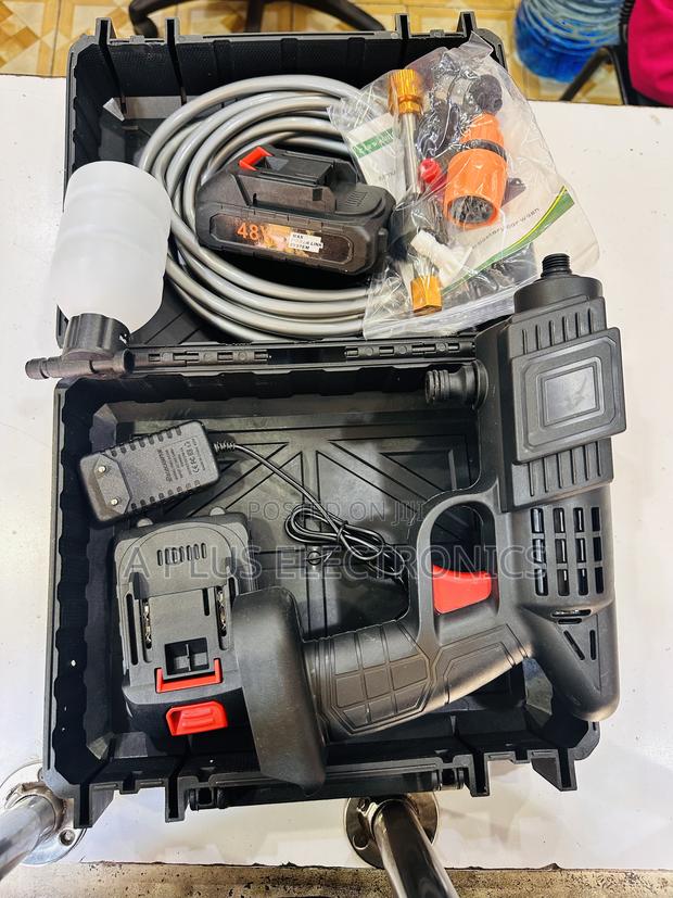 A Rechargeable Car Wash Machine (With 2 Batteries) –Powerful Durable - main view