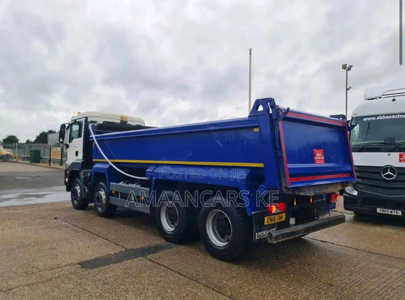 Man Tipper Double Steering 2018 White