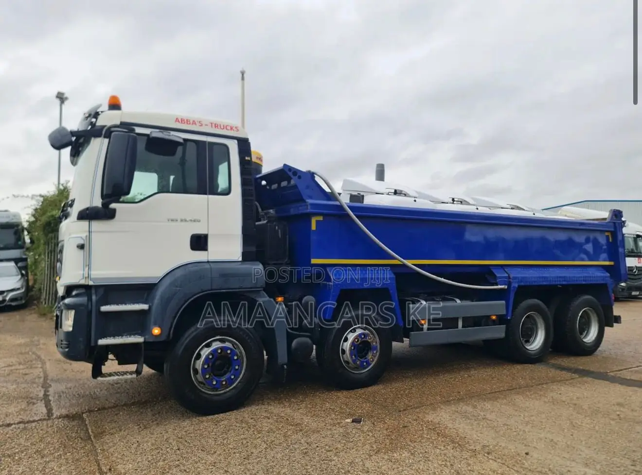 Man Tipper Double Steering 2018 White
