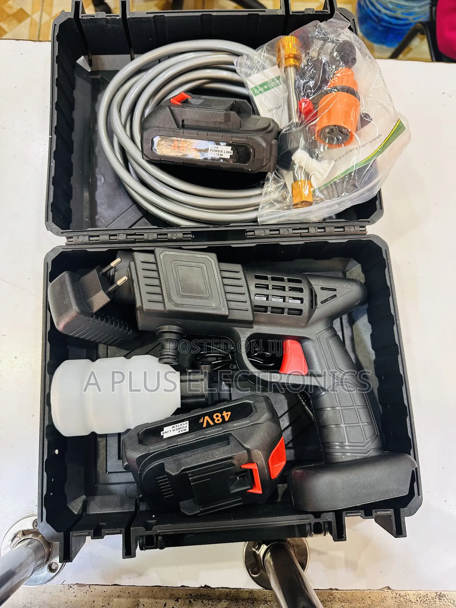 Rechargeable Car Wash Machine (With 2 Batteries) – For Cars