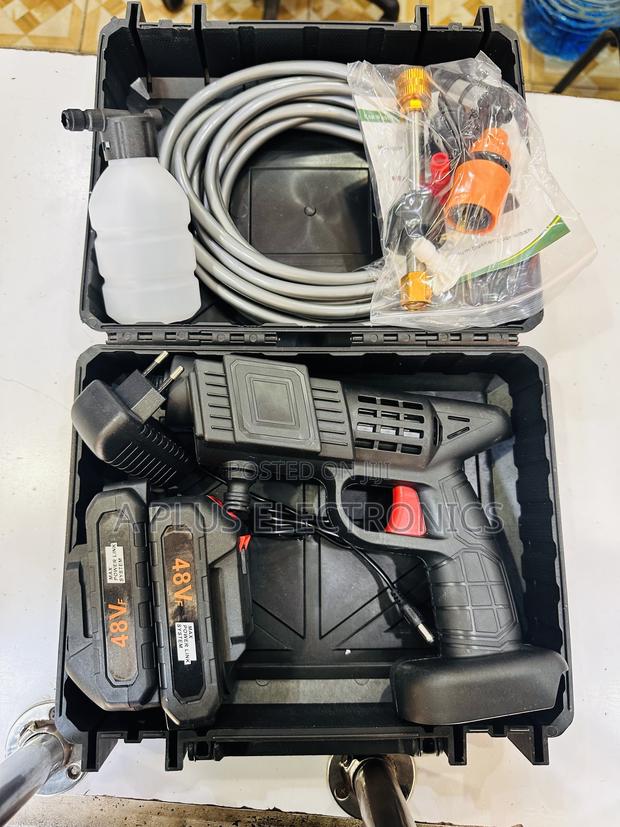 Rechargeable Car Wash Machine (With 2 Batteries) – High Performance - thumbnail 3