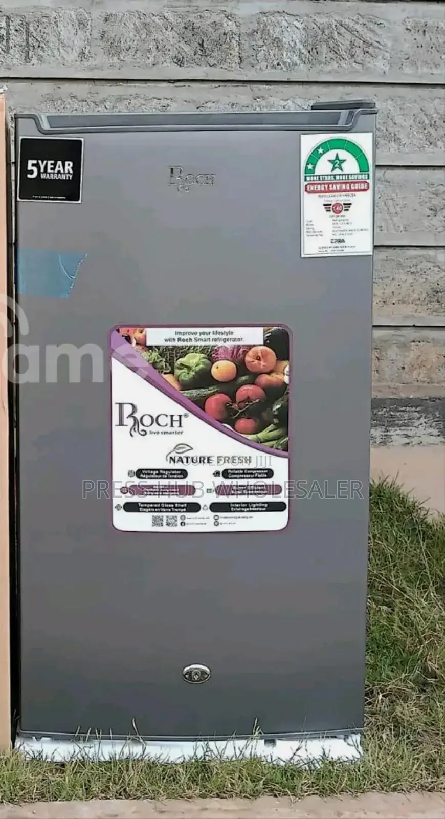 Roch RFR-120s-M (S) Single-Door Refrigerator.