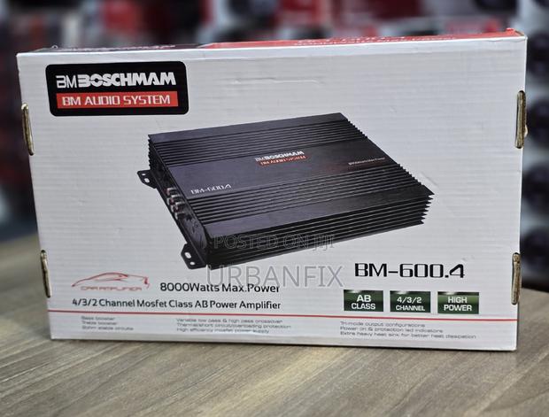 Boschmann 4 Channel 8000watts Bridgeable