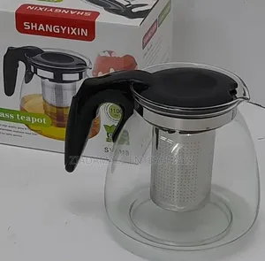 Glass Tea Pot 1100ml Heat-Resistant Glass Tea Pot