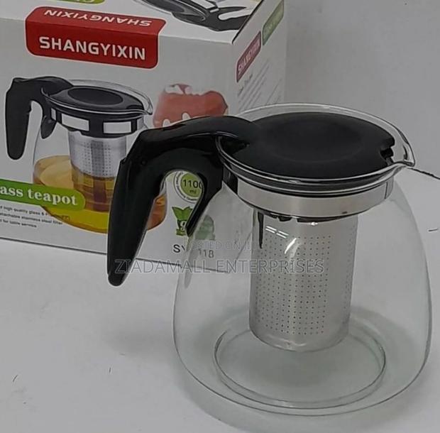 Glass Tea Pot 1100ml Heat-Resistant Glass Tea Pot