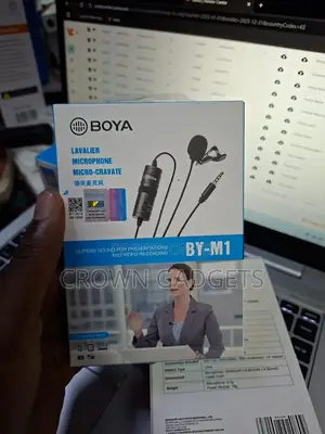 Boya by-M1 Clip-on Mic for Phone DSLR Pc