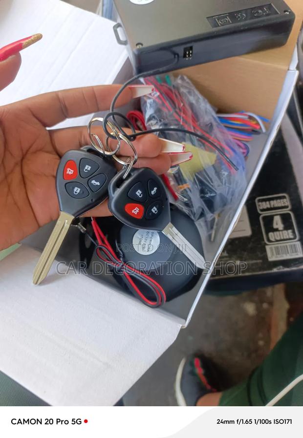 Flip Key Car Alarm Secure System With Engine Immobilizer - main view