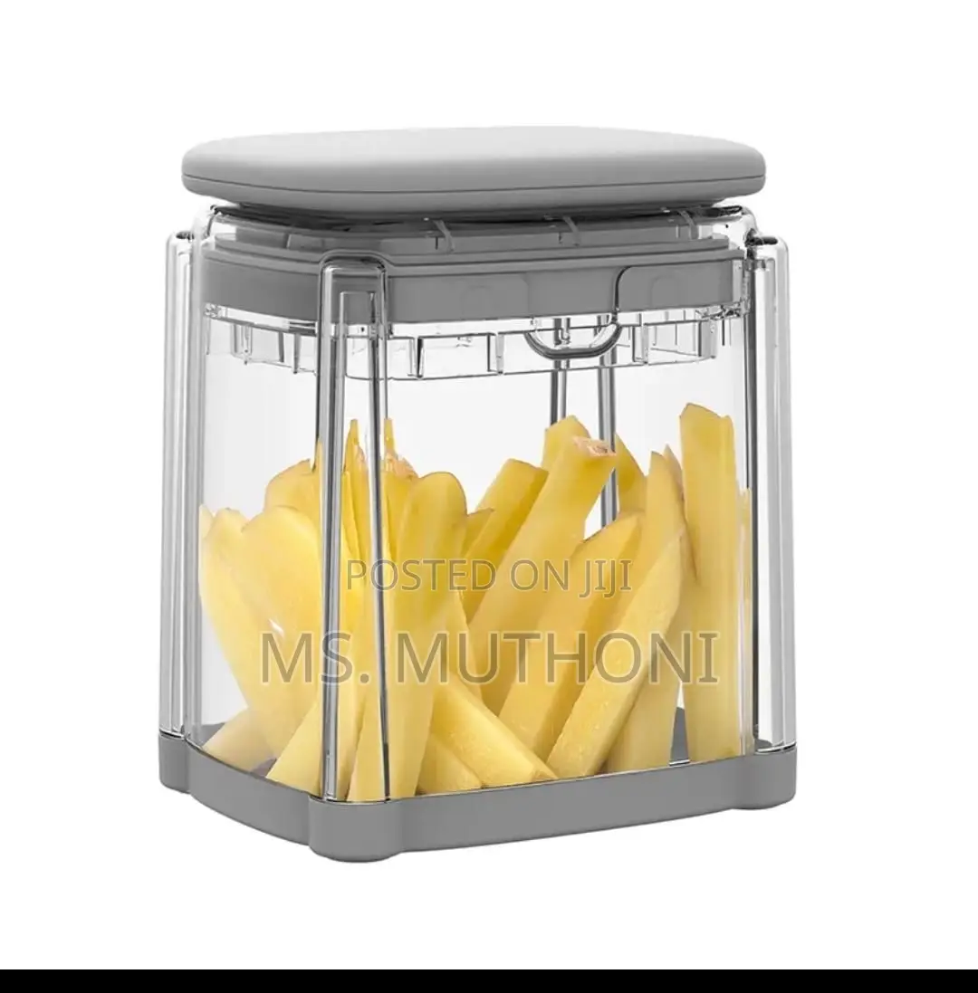 Multi-Functional Press-Type Vegetable and French Fry Cutter Set.