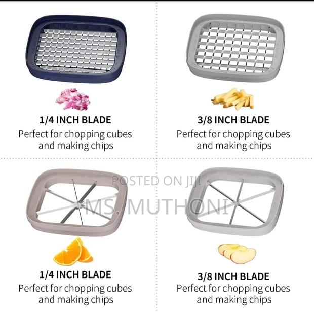 Multi-Functional Press-Type Vegetable and French Fry Cutter Set. - thumbnail 4