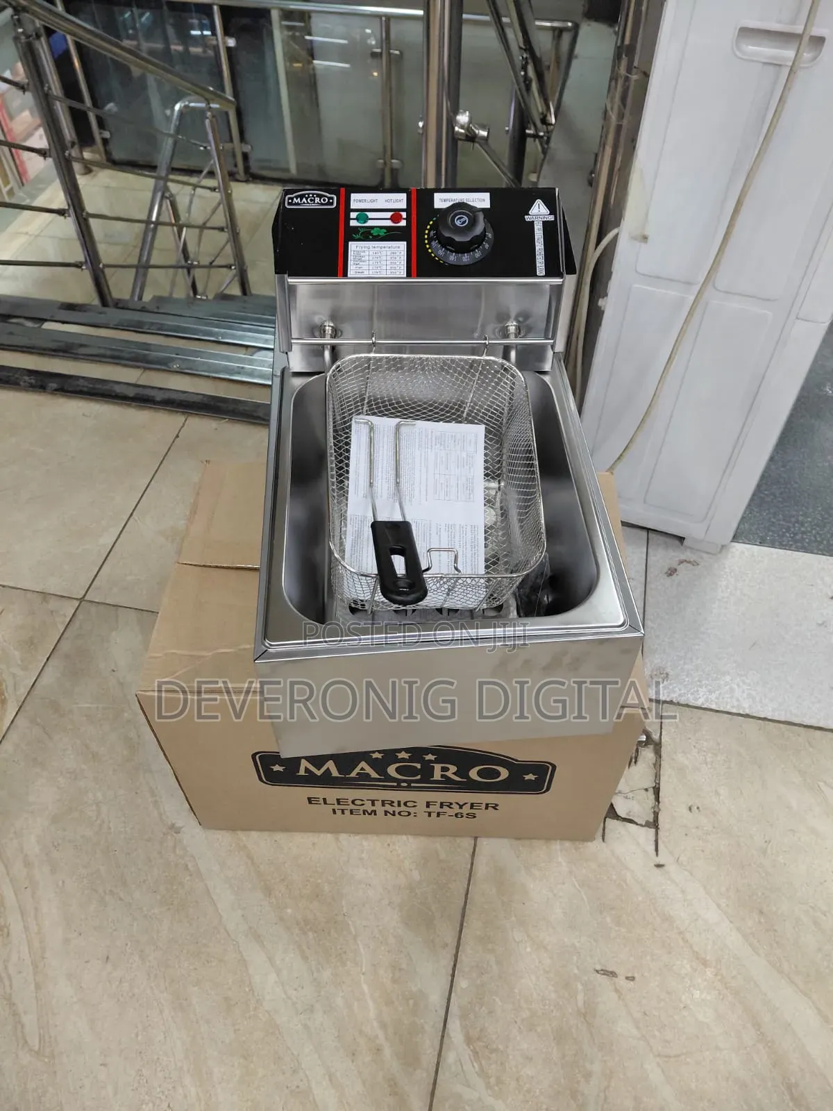 Macro 6litres Single Fryer