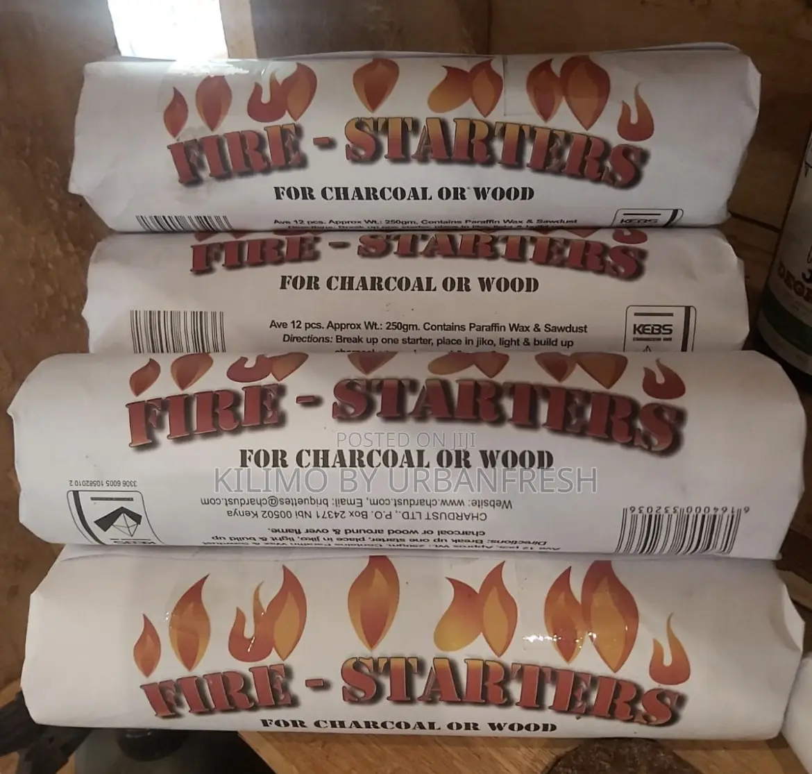Fire Starter : 12 PCS : 250gms
