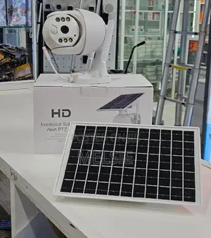 Ubox 4mp Solar-Powered PTZ Camera (Single Lens) Pan-Tilt-Zoom (Ptz) .