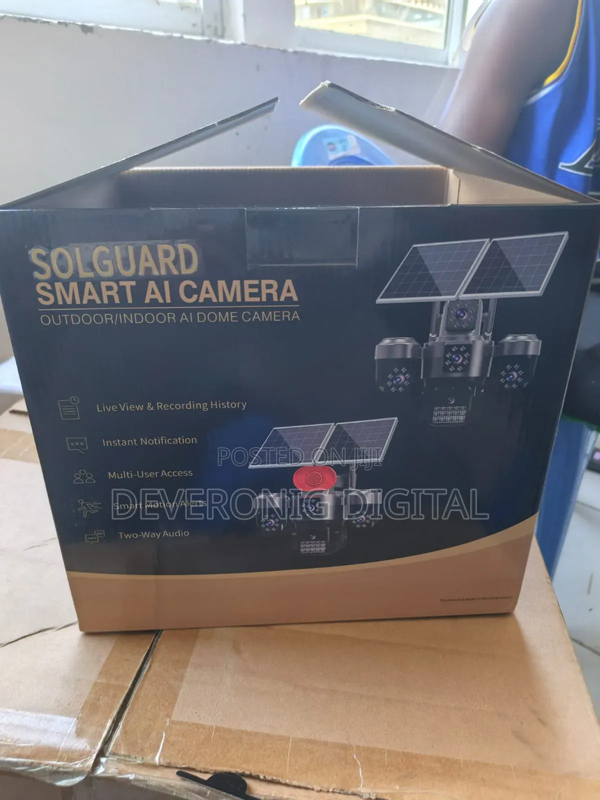 Aov 4g Solar Camera (4-Lens Edition)