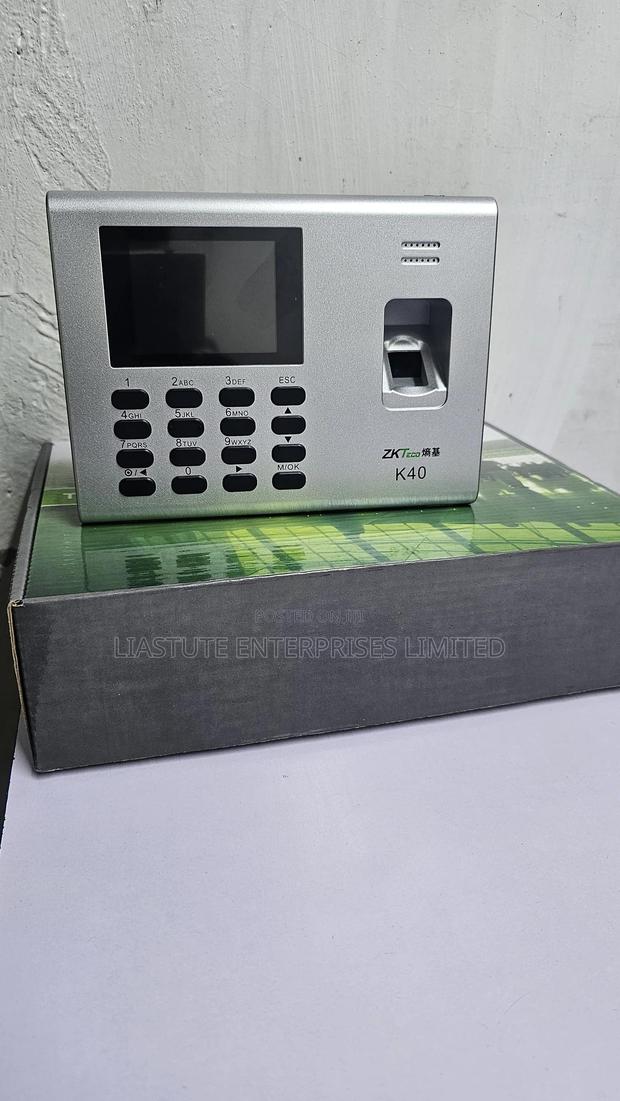 Time Attendance Terminal - main view