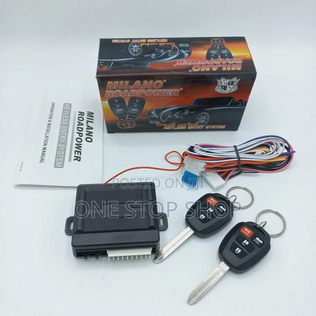 Cut Out Car Alarm With Flip Out Style Remote Keys