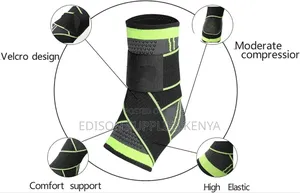 Ankle Brace, Compression Sleeve, Sports Ankle Brace, Pain Relief Wrap