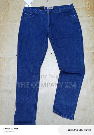 Quality Casual Men Denim Plain Stretch Jeans Waist 40,40,40