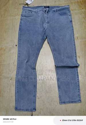 Quality Casual Men Denim Plain Stretch Jeans Waist 40,40,40
