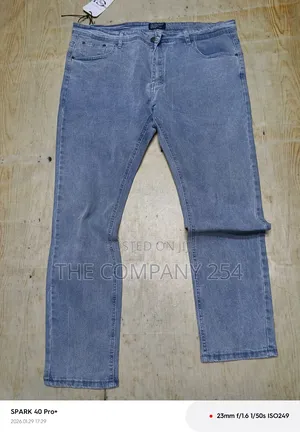 Quality Casual Men Denim Plain Stretch Jeans Waist 40,40,40