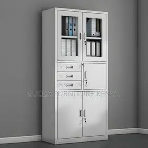 Modern 2-door Filling Cabinet With Safe
