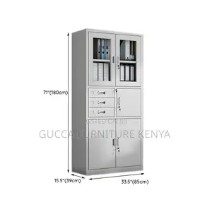 Modern 2-door Filling Cabinet With Safe
