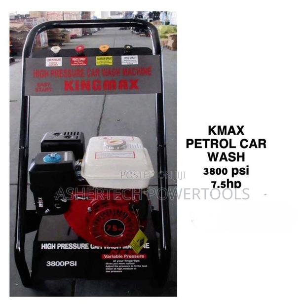 Kmax Petrol Car Wash Machine, a High-Pressure Washer 3800psi - main view