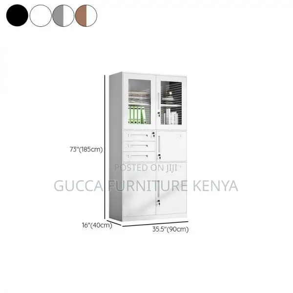 Modern 2-door Filling Cabinet With Safe